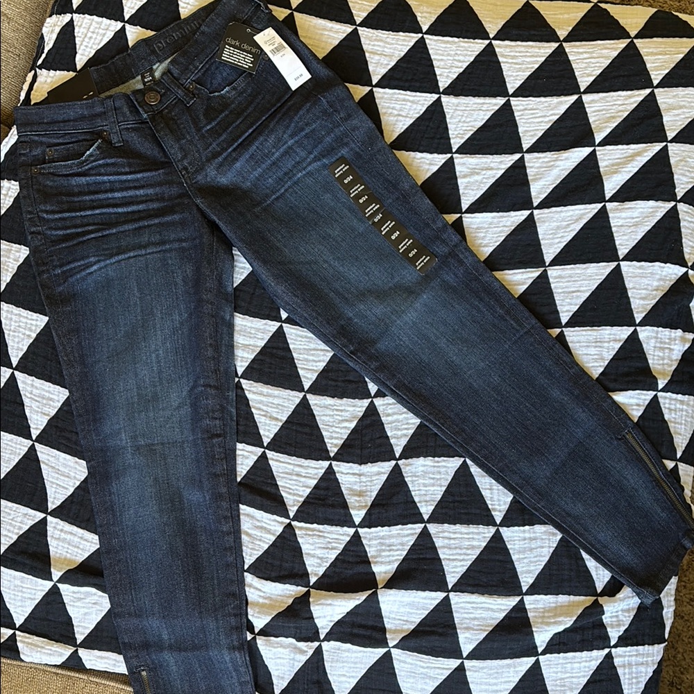 Gap premium skinny dark denim jeans